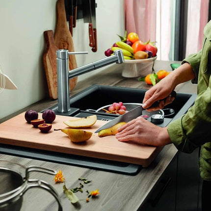 Deska do krojenia z drewna bukowego - aranżacja