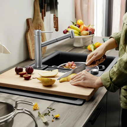 Deska do krojenia z drewna bukowego - aranżacja