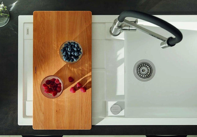 Deska do krojenia z drewna bukowego - aranżacja