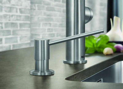 Dozownik Blanco Torre Satin platinum - aranżacja