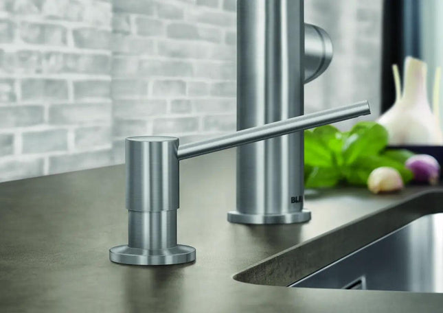 Dozownik Blanco Torre Satin platinum - aranżacja