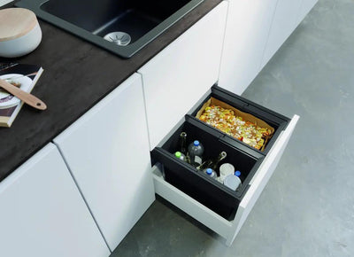 System Segregacji Odpadków BLANCO FLEXON II Low 50/2 - aranżacja