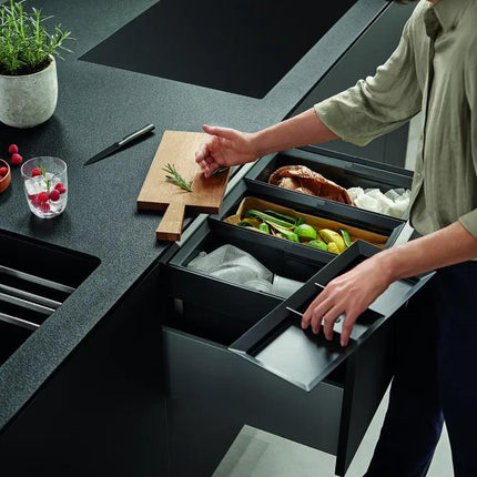 System Segregacji Odpadków BLANCO FLEXON II Low 60/3 - aranżacja