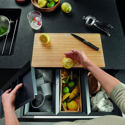 System Segregacji Odpadków BLANCO FLEXON II Low 60/3 - aranżacja