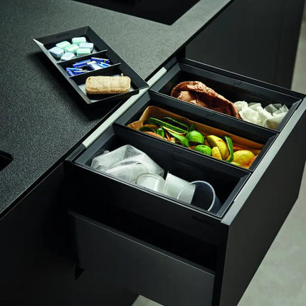 System Segregacji Odpadków BLANCO FLEXON II Low 60/3 - aranżacja