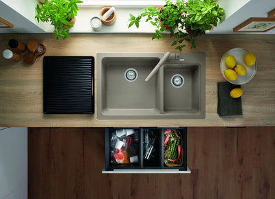 System Segregacji Odpadków BLANCO FLEXON II Low 80/3 - aranżacja