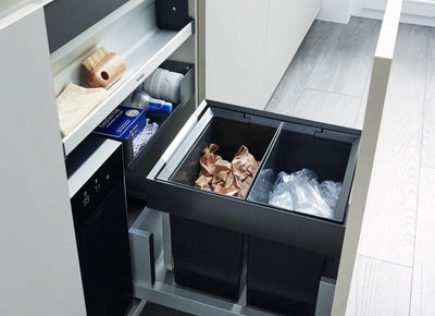 System Segregacji Odpadków BLANCO SELECT II 40/2 Combi - aranżacja