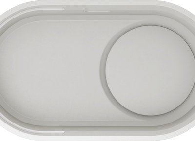 Zlewozmywak BLANCO OOVALON 700-IF Velgranit cloud white, bez armatury