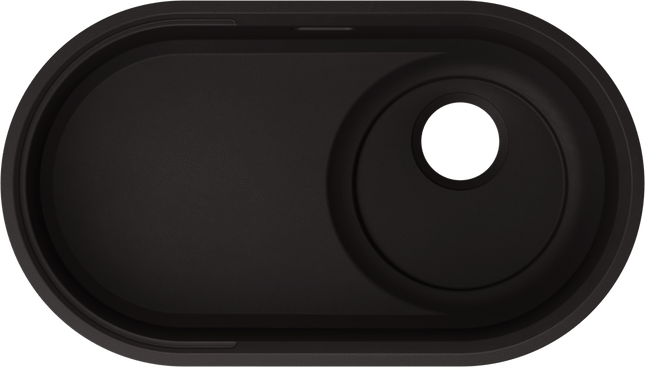 Zlewozmywak BLANCO OOVALON 700-IF Velgranit mystic black, bez armatury