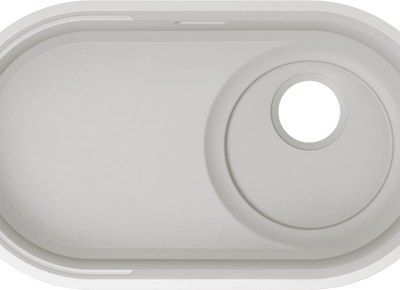Zlewozmywak BLANCO OOVALON 700-U Velgranit cloud white, bez armatury