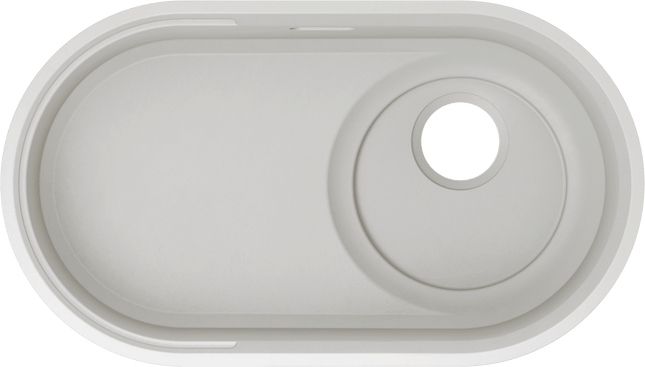 Zlewozmywak BLANCO OOVALON 700-U Velgranit cloud white, bez armatury