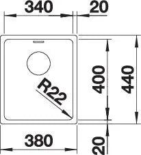 Zlewozmywak BLANCO ANDANO 340-U
