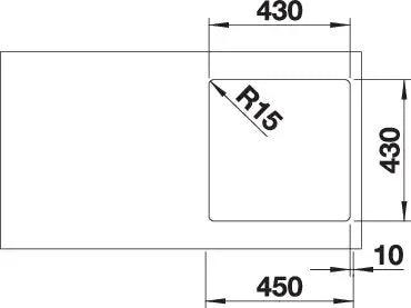 Zlewozmywak BLANCO ANDANO 400-IF