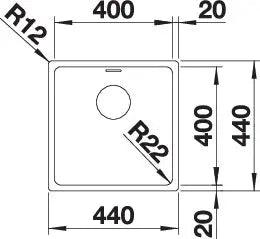 Zlewozmywak BLANCO ANDANO 400-IF