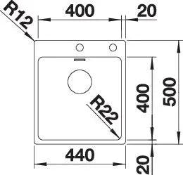 Zlewozmywak BLANCO ANDANO 400-IF/A