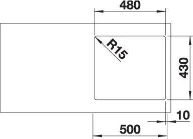 Zlewozmywak BLANCO ANDANO 450-IF