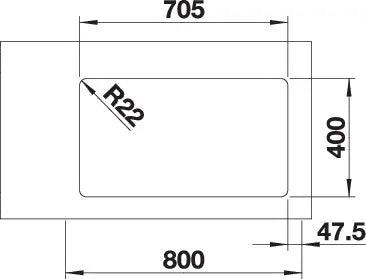 Zlewozmywak Blanco Andano 500/180-U