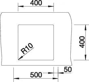 Zlewozmywak BLANCO CLARON 400-U Durinox