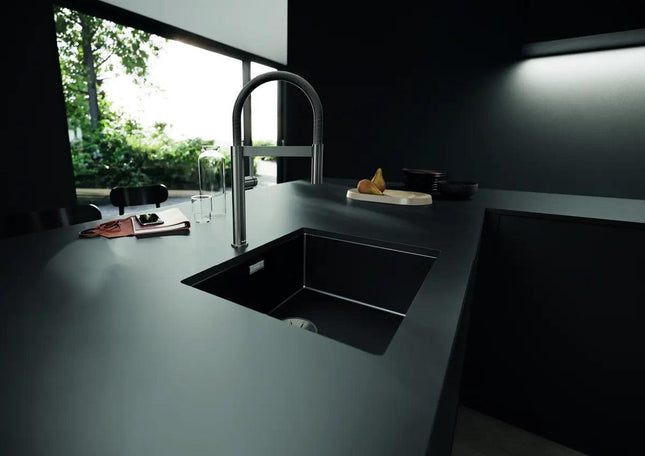 Zlewozmywak BLANCO CLARON 500-U Dark Steel Edition