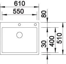 Zlewozmywak BLANCO CLARON 550-IF/A