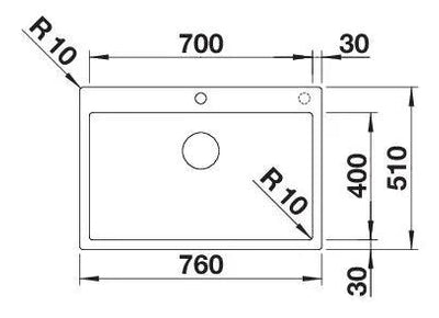 Zlewozmywak BLANCO CLARON 700-IF/A
