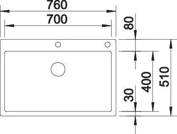 Zlewozmywak BLANCO CLARON 700-IF/A Durinox