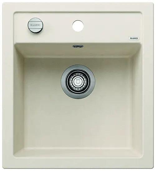 Zlewozmywak Blanco Dalago 45 Delikatny biały z korkiem automatycznym