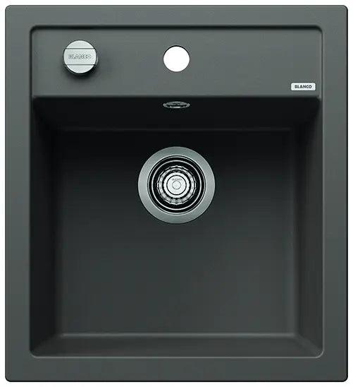 Zlewozmywak Blanco Dalago 45 Wulkaniczny szary z korkiem automatycznym