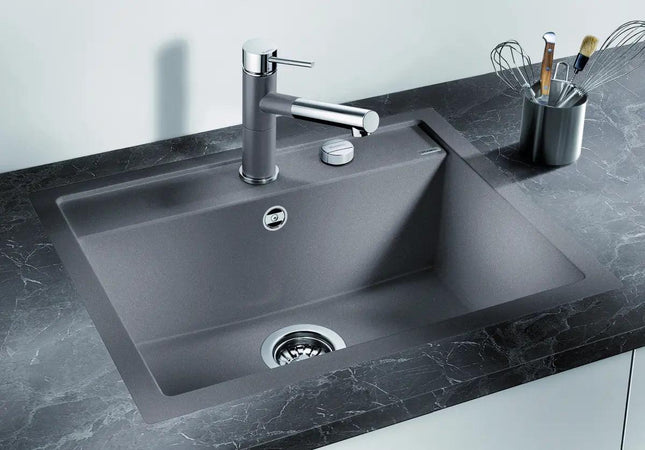 Zlewozmywak Blanco Dalago 6-F Antracyt z korkiem automatycznym