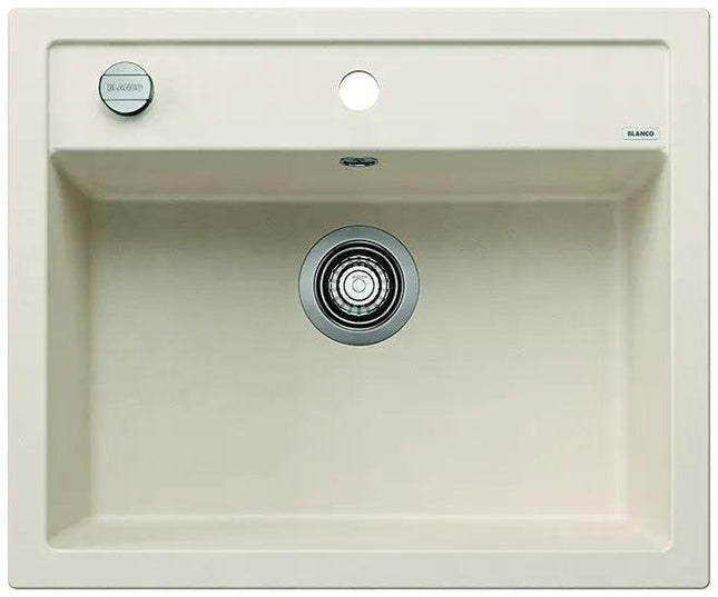 Zlewozmywak Blanco Dalago 6 Delikatny biały z korkiem automatycznym