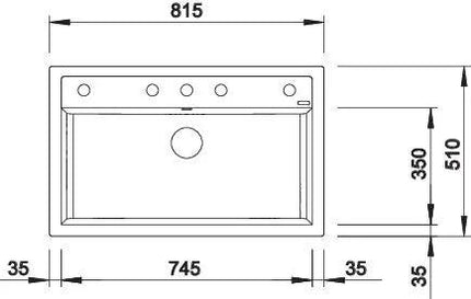 Zlewozmywak Blanco Dalago 8 Czarny z korkiem automatycznym