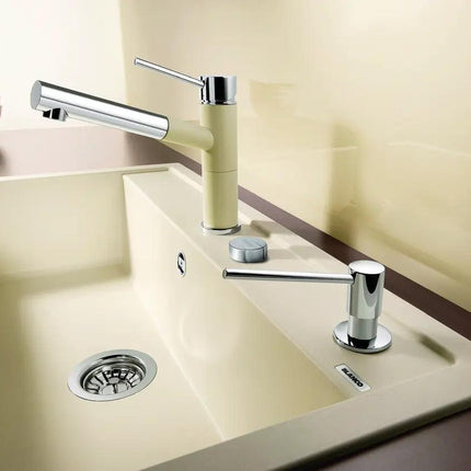 Zlewozmywak Blanco Dalago 8 Czarny z korkiem automatycznym