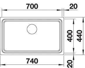 Zlewozmywak BLANCO ETAGON 700-IF
