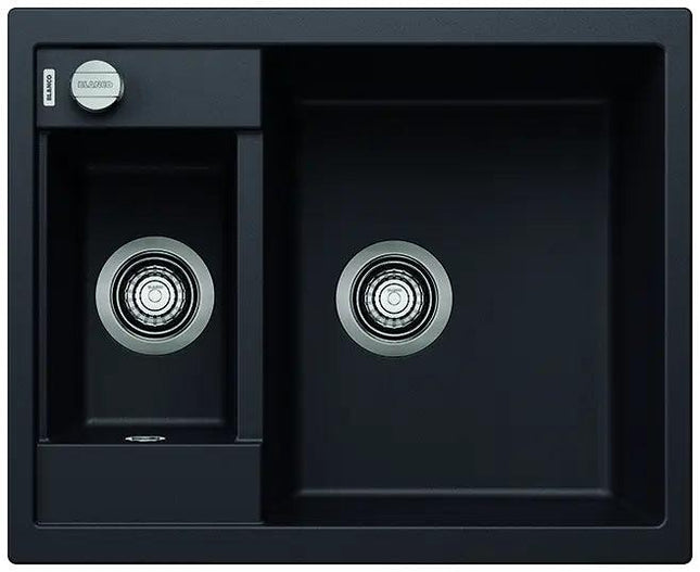 Zlewozmywak Blanco Metra 6 Czarny z korkiem automatycznym