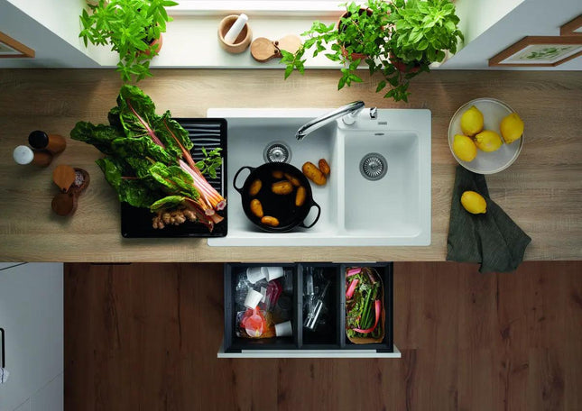 Zlewozmywak Blanco Naya 8 Wulkaniczny szary