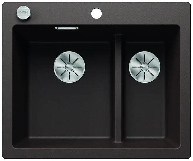 Zlewozmywak Blanco Pleon 6 Split Kawowy z korkiem automatycznym