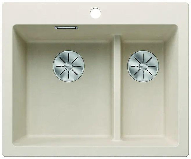 Zlewozmywak Blanco Pleon 6 Split Delikatny biały