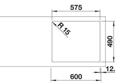 Zlewozmywak BLANCO SOLIS 340/180-IF/A