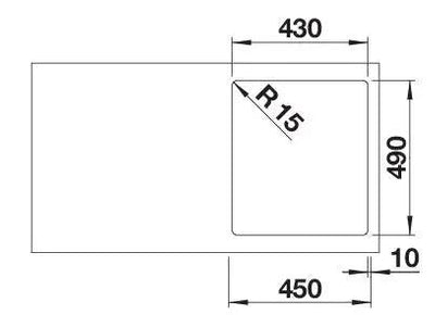 Zlewozmywak BLANCO SOLIS 400-IF/A
