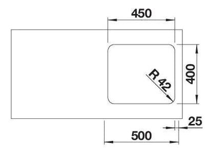 Zlewozmywak BLANCO SOLIS 450-U