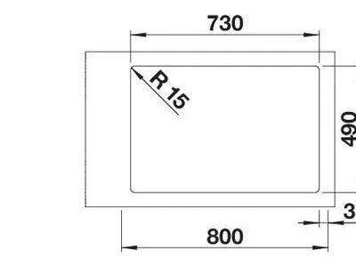 Zlewozmywak BLANCO SOLIS 700-IF/A