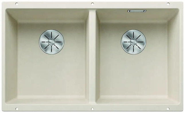 Zlewozmywak Blanco Subline 350/350-U Delikatny biały