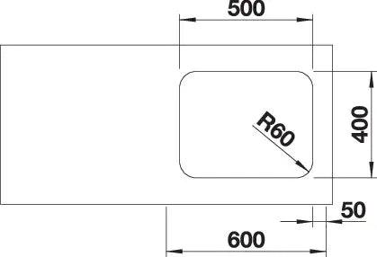 Zlewozmywak BLANCO SUPRA 500-U