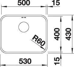 Zlewozmywak BLANCO SUPRA 500-U