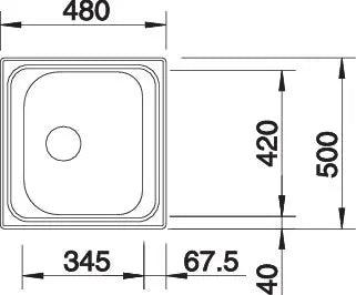 Zlewozmywak BLANCO TIPO 45