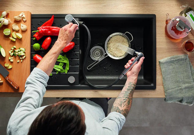 Bateria Kuchenna Blancowega-S Ii Kawowy/Chrom - aranżacja