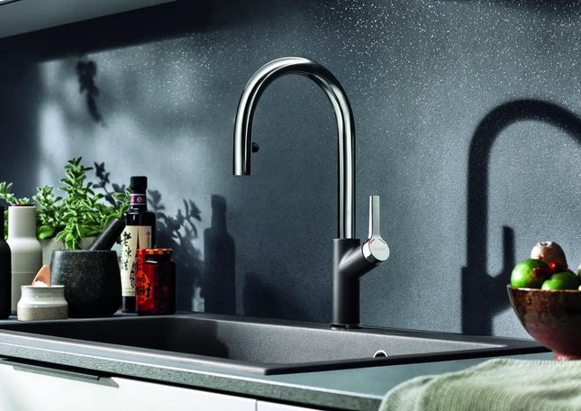 Bateria Kuchenna Blanco Carena-S Vario Antracyt/Chrom - aranżacja