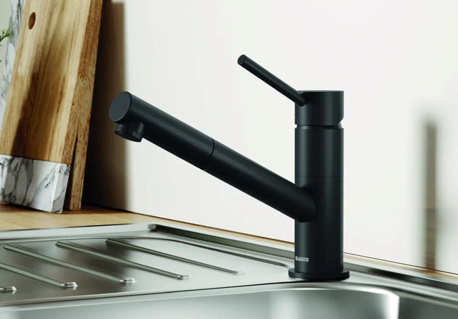 Bateria Kuchenna Blanco Kano-S Czarny mat - aranżacja