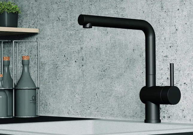 Bateria Kuchenna Blanco Linus Czarny mat - aranżacja