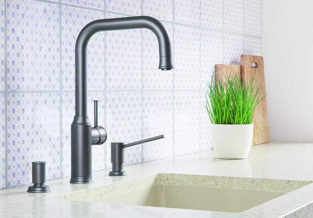 Bateria Kuchenna Blanco Livia-S Satin gold - aranżacja